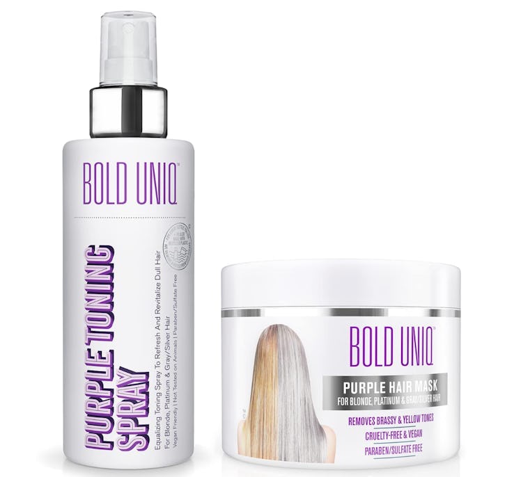 Bold Uniq Blonde Toner Spray & Purple Mask