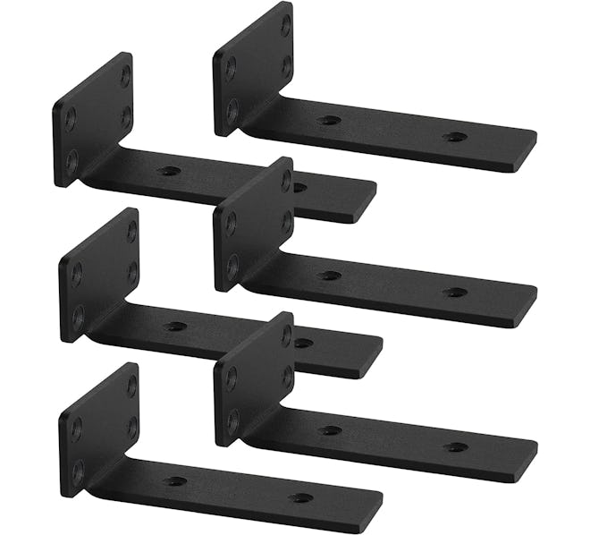 For a DIY approach, these Starunder Floating Shelf Brackets can be used to create the best custom fl…