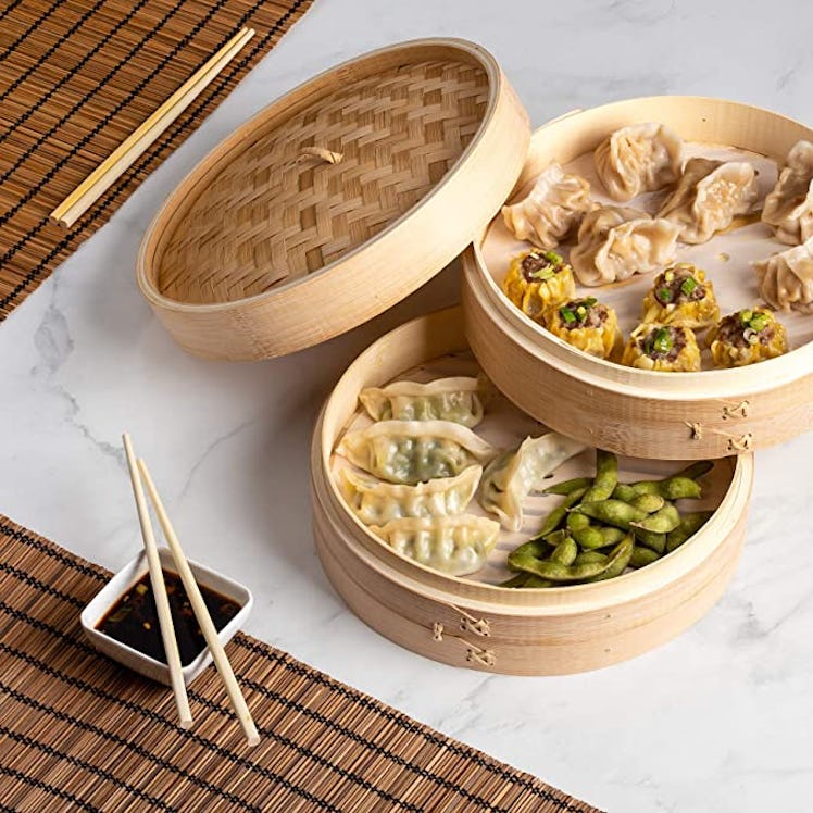 Prime Home Direct Bamboo Steamer Basket