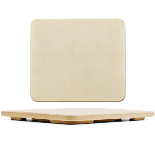 A baking stone is a nontoxic material that can withstand high temperatures.