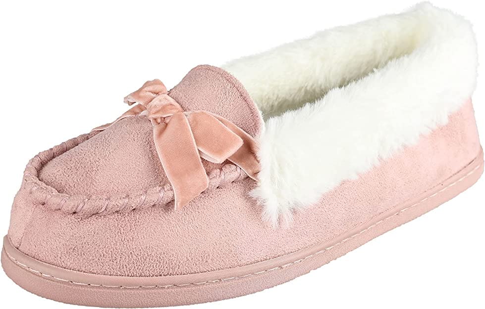 Jessica Simpson Micro Suede Moccasin Slipper