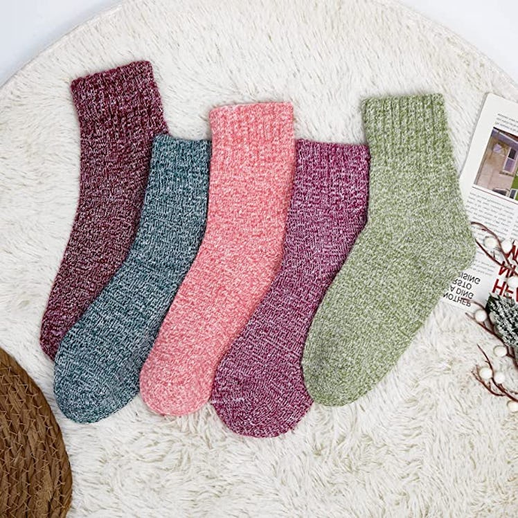 Loritta Wool Crew Socks