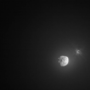 NASA’s DART mission when it struck its target asteroid, Dimorphos, on September 2