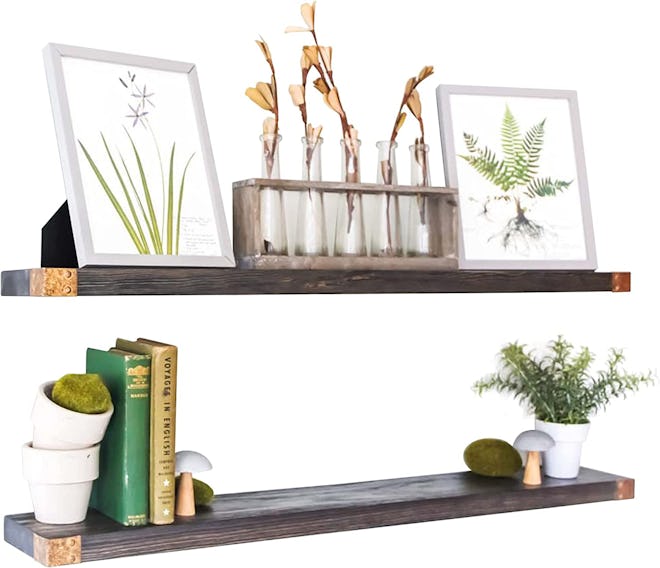 These Willow & Grace Floating Shelves are some of the best floating shelves for heavy items.