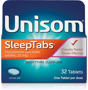 over-the-counter sleep aid is Unisom which uses an antihistamine to promote sleepiness.