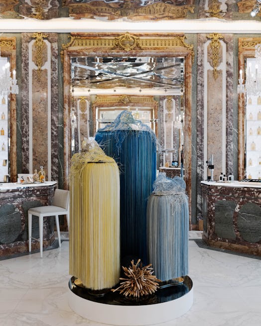 A sculpture in the Guerlain store in Paris