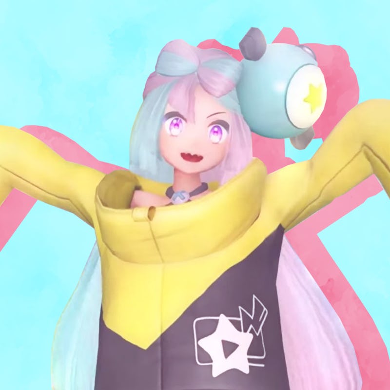Ion and Bellibolt in the Pokemon Scarlet and Violet video game
