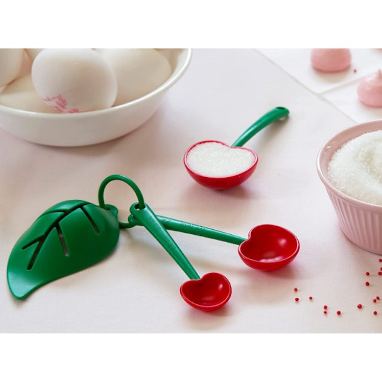 OTOTO Mon Cherry Measuring Spoons & Egg Separator