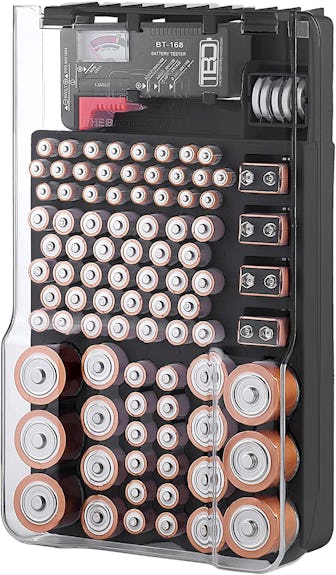 Battery Organizer & Tester Case