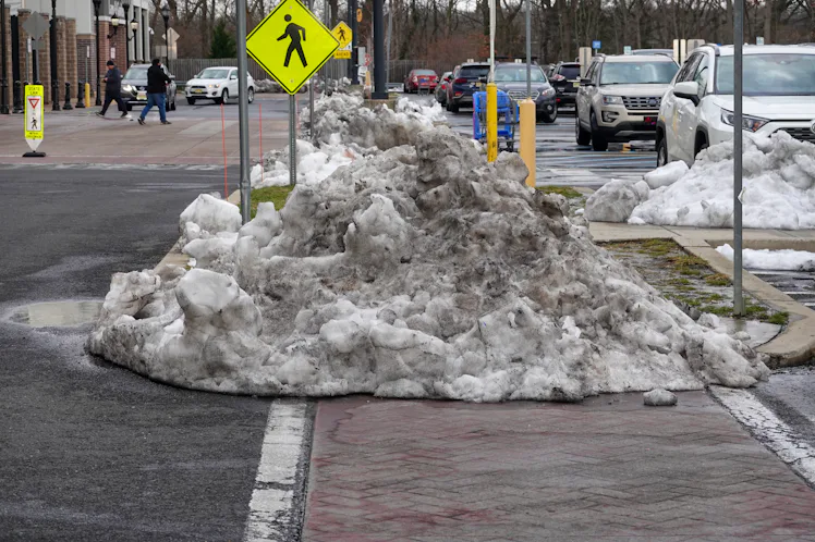 Snow Polution Winter may herald an unexpected pollution spreader