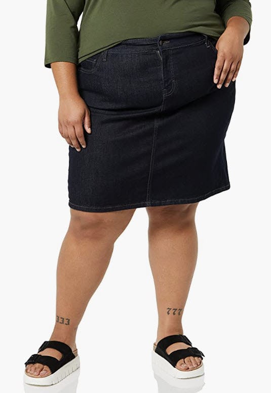Amazon Essentials Classic 5-Pocket Denim Skirt