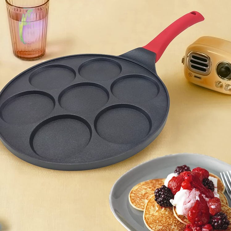 EZJOB Silver Dollar Pancake Pan