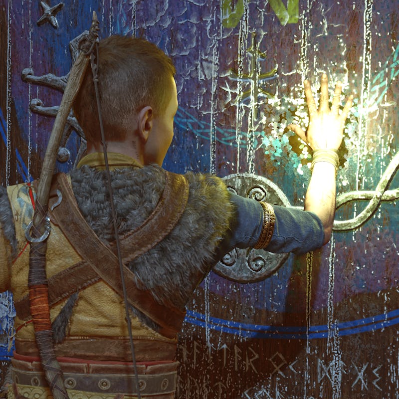 Atreus touching the shining tree of life