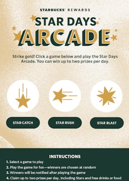 Why is Starbucks' Star Days Arcade not working? There might not be an easy fix.