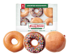 McDonald's is selling Krispy Kreme doughnuts as a test in select stores.