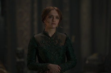 Olivia Cooke as Alicent Hightower in House of the Dragon Episode 9