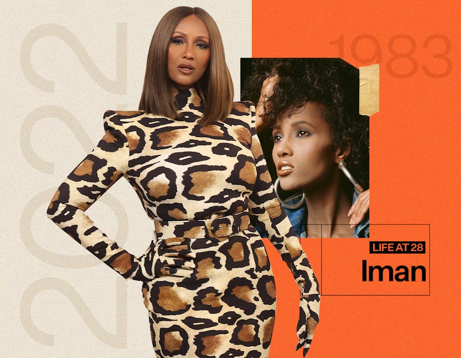 Supermodel Iman reflects on life at age 28.