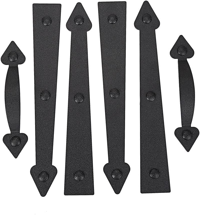 AntiqueSmith Magnetic Decorative Garage Door Hardware (6 Pieces)