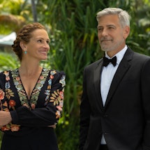 Julia Roberts and George Clooney star in 'Ticket to Paradise.'