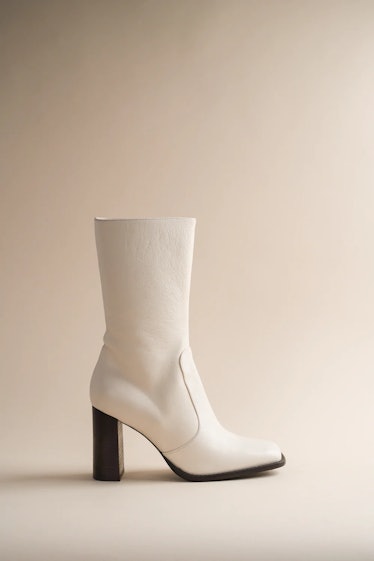 Brother Vellies Lauryn Boot in Ivory