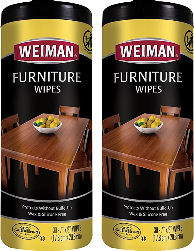 Weiman Wood Cleaner and Polish Wipes (2-Pack)