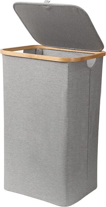 ACECHA Bamboo Laundry Hamper With Lid