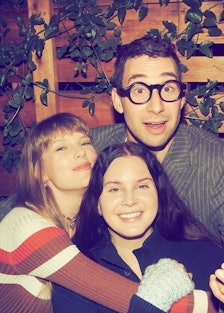 A photo of Taylor Swift, Lana Del Rey, and Jack Antonoff