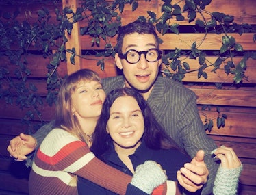 A photo of Taylor Swift, Lana Del Rey, and Jack Antonoff