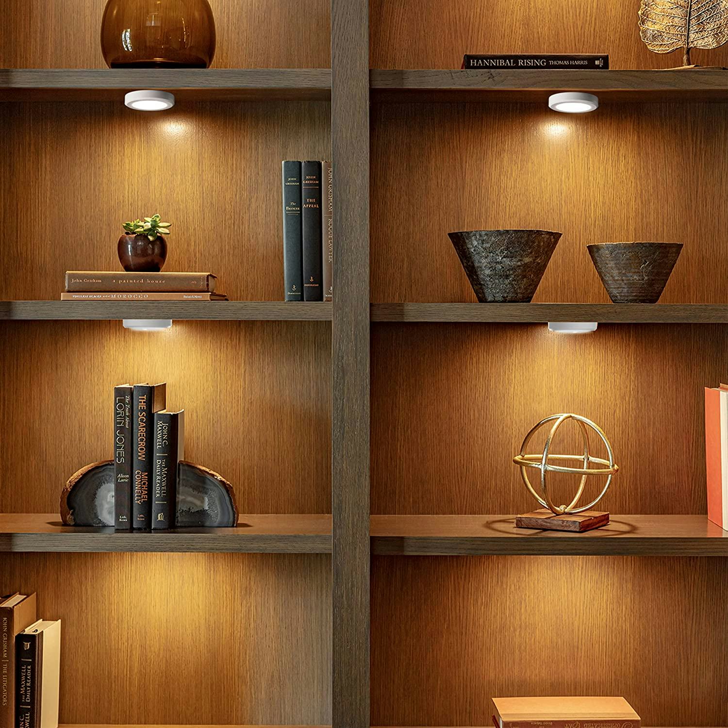 Brilliant Evolution Ultra Thin Wireless LED Touch Lights (2-Pack)