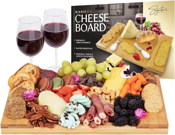 Signature Living Large Bamboo Charcuterie Board