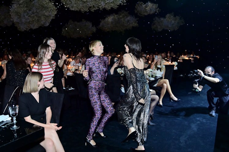 Karen O and Maggie Rogers at the Chanel party