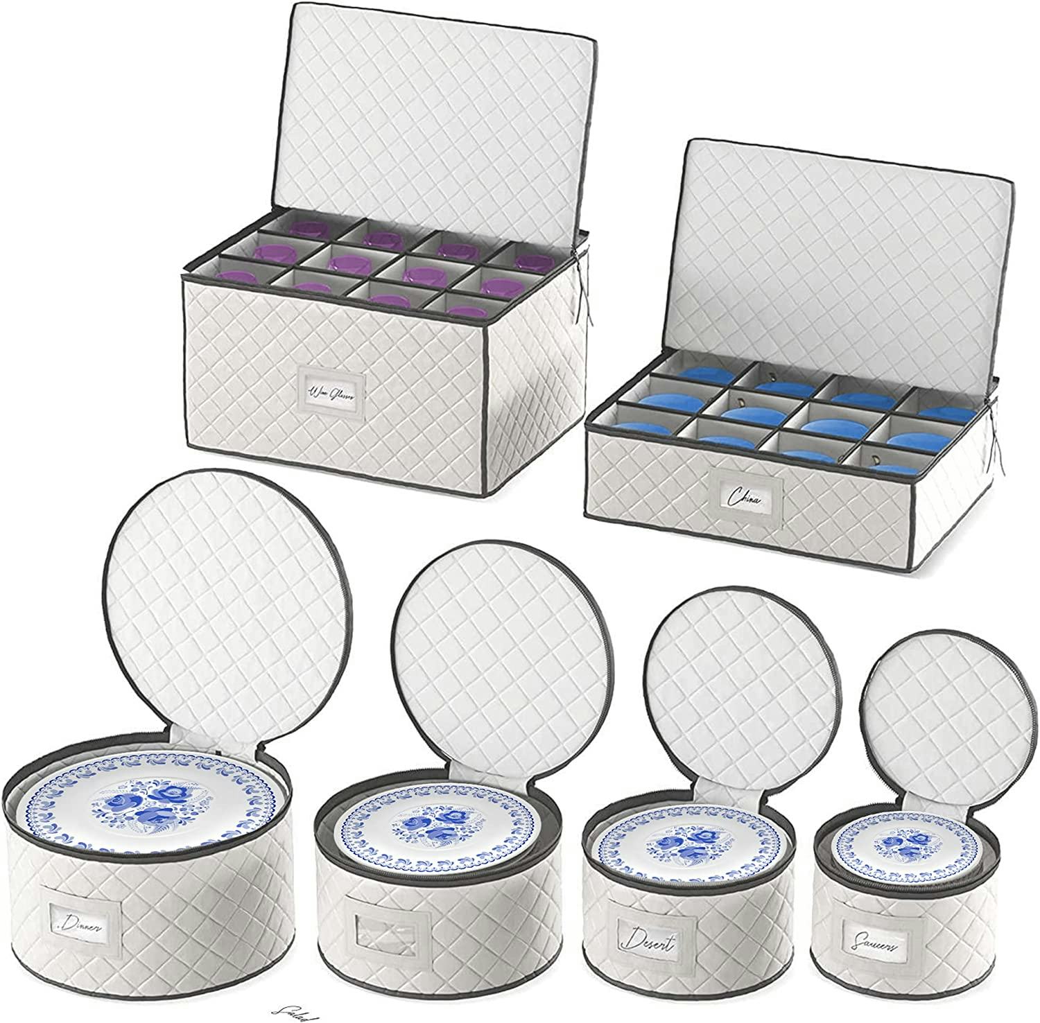 Woffit China Storage Containers (6-Pack)