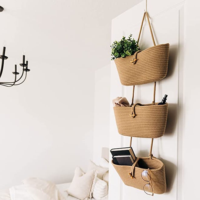 OrganiHaus Hanging Wall Storage Baskets