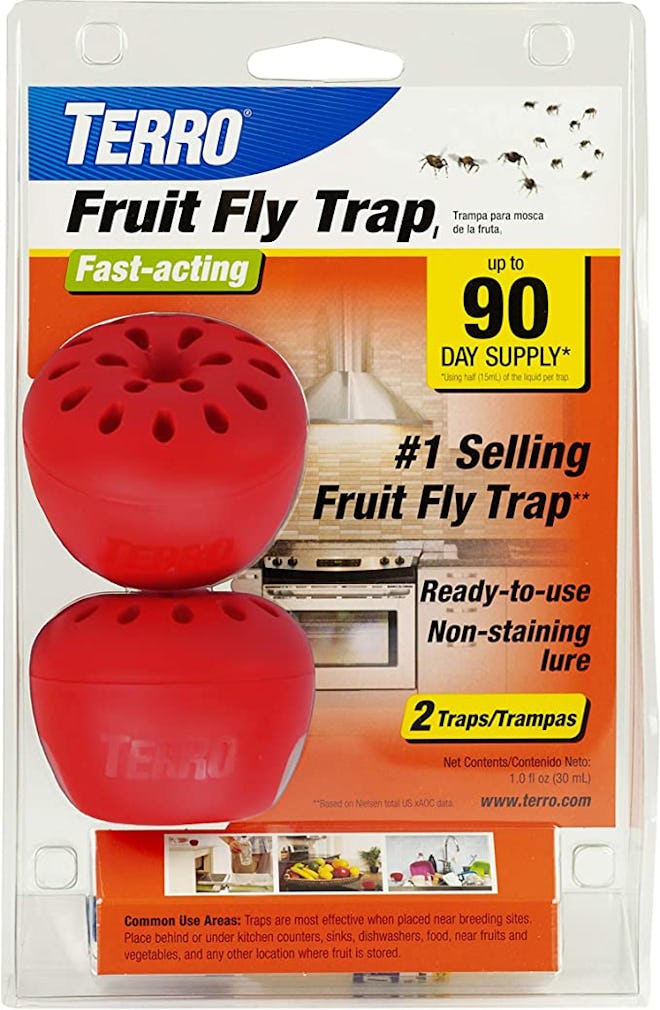TERRO Ready-to-Use Indoor Fruit Fly Killer and Trap (2-Pack)