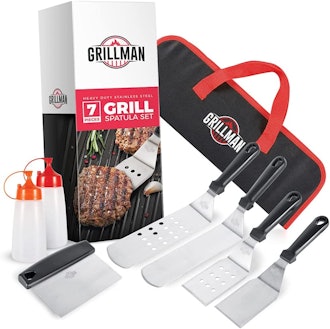 Grillman BBQ Griddle and Grill Accessories Kit (7-Pieces) 