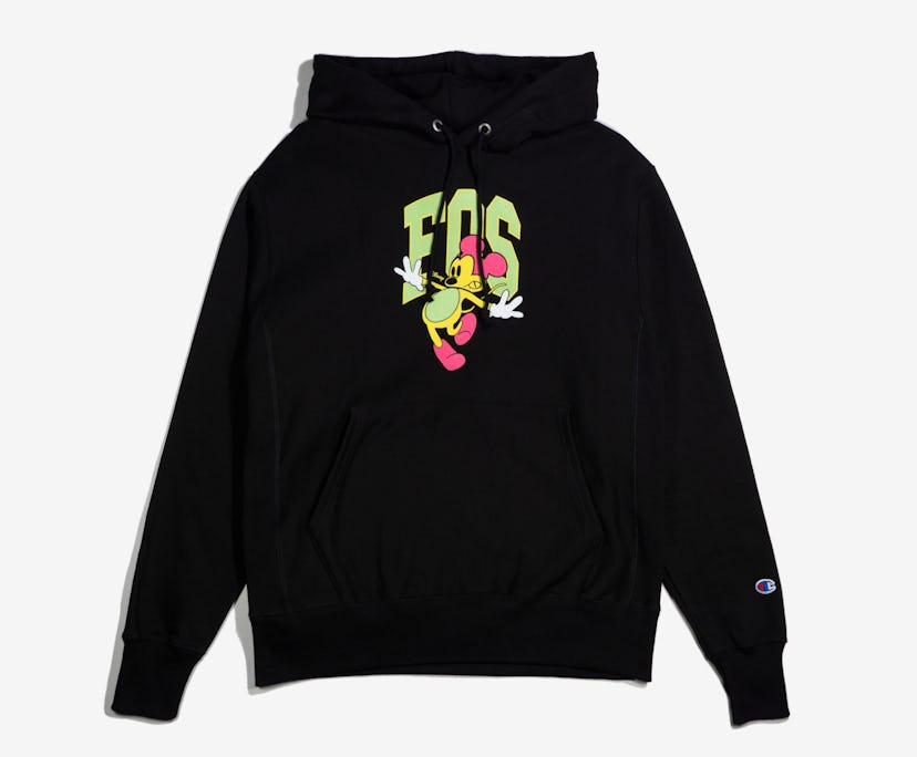 Virgil Abloh's Mickey Mouse black hoodie