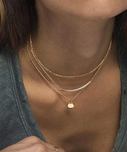 Aisansty Dainty Layered Choker Necklaces (3 Pieces)