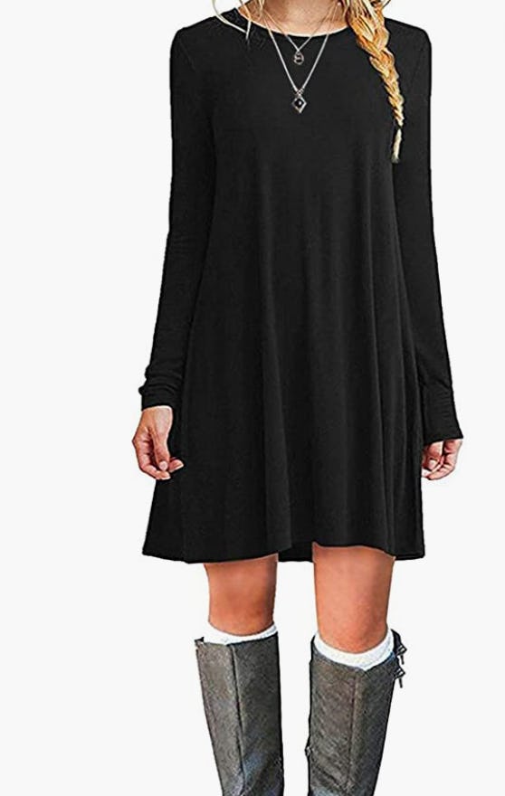 MOLERANI Long Sleeve T-Shirt Loose Dress