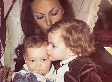 Diane von Furstenberg with her children.