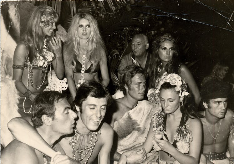 Party at Brigitte Bardot’s house.