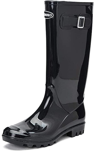 DKSUKO Tall Rubber Rain Boots