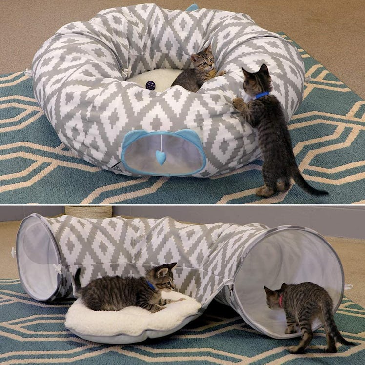 Kitty City Large Cat Tunnel Bed