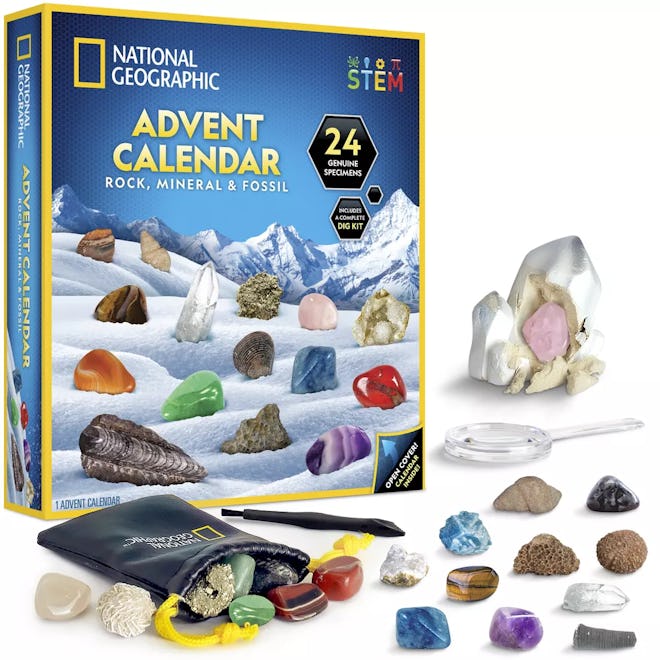 National Geographic Rock, Mineral, & Fossil Advent Calendar