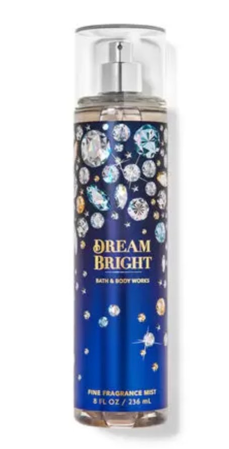 The dream bright fragrance mist is a must-have from Bath and Body Works Holiday 2022 collection.