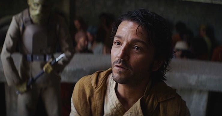 Diego Luna as Cassian Andor in the new tv show from the Star Wars universe called Andor