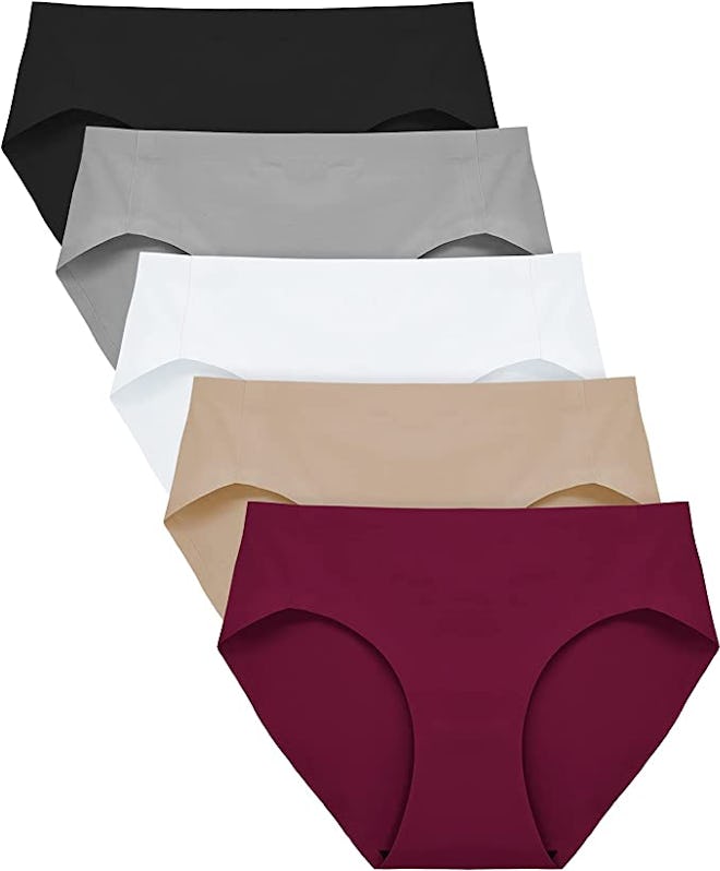 FallSweet No Show High-Cut Briefs (5-Pack)