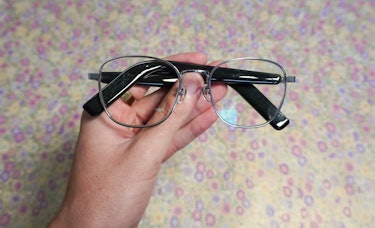 The front of a folded pair of Soundcore Frames.