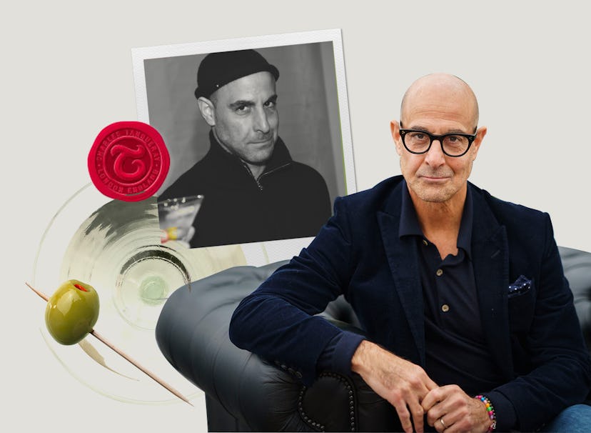 American actor and filmmaker Stanley Tucci, unofficial ambassador for martinis