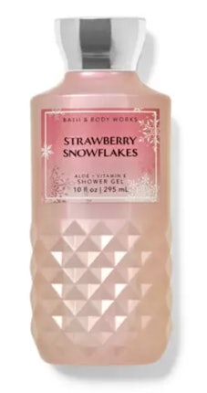 Strawberry Snowflakes shower gel is a must have from Bath and Body Works Holiday 2022 collection.