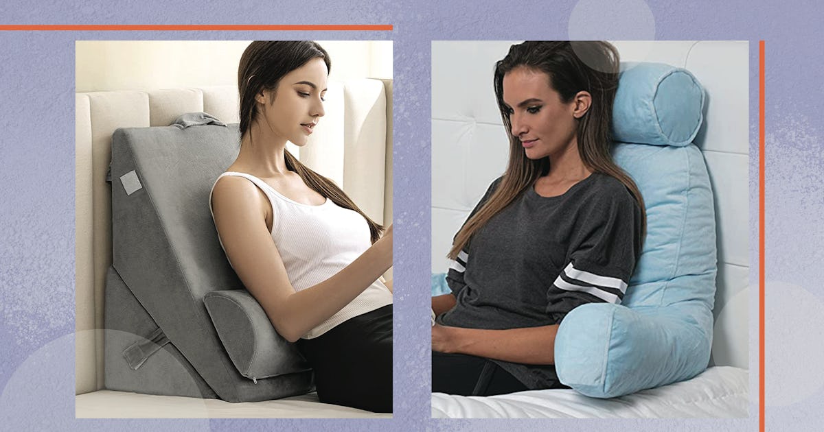 Pillow Setup For Good Posture Sitting In Bed